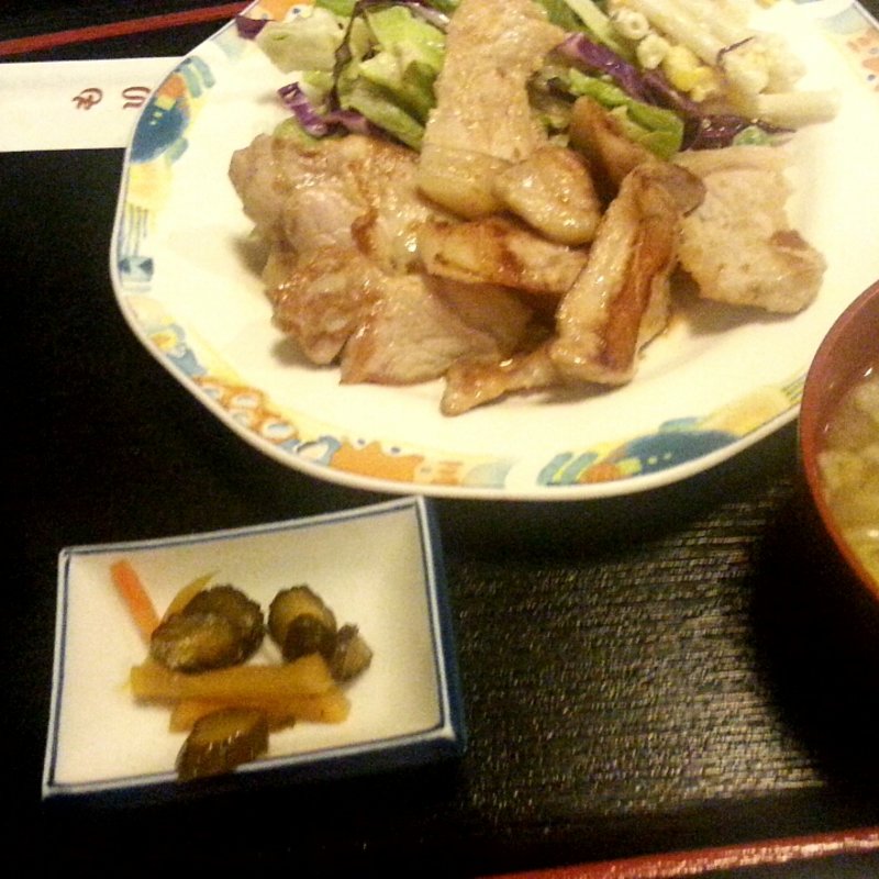 本日の肉定食(食堂もり川 （もりかわ）)