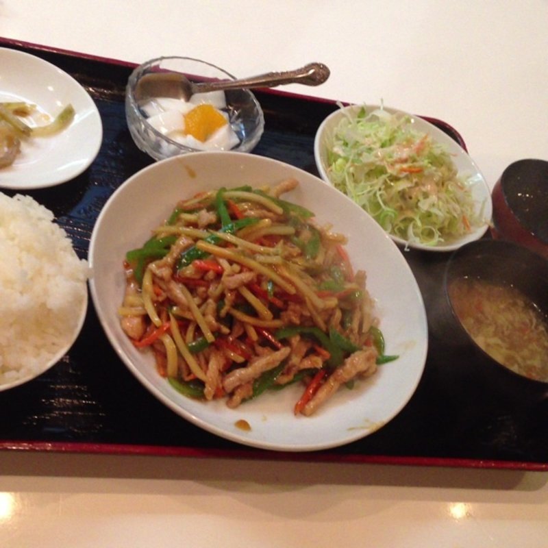 チンジャーロース定食(味珍 下村店 （ミチン）)