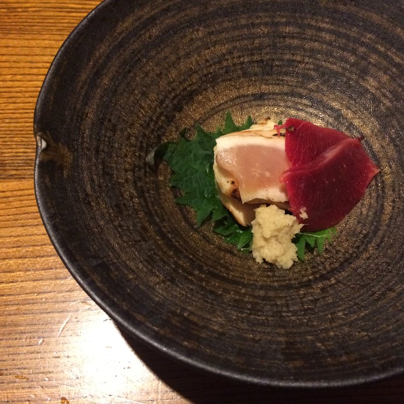 砂肝のお刺身(猿のしっぽ)