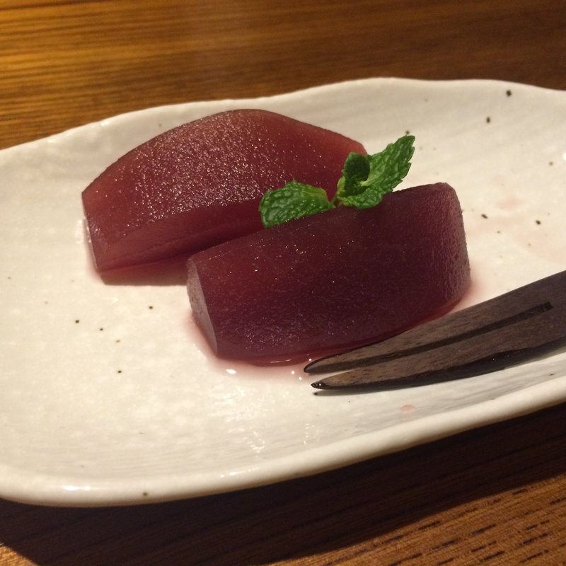 りんごのコンポート(猿のしっぽ)