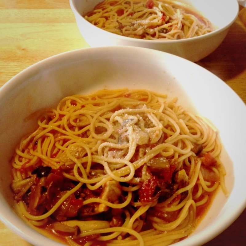 パスタランチ…トマト。(トラットリア トッティ)