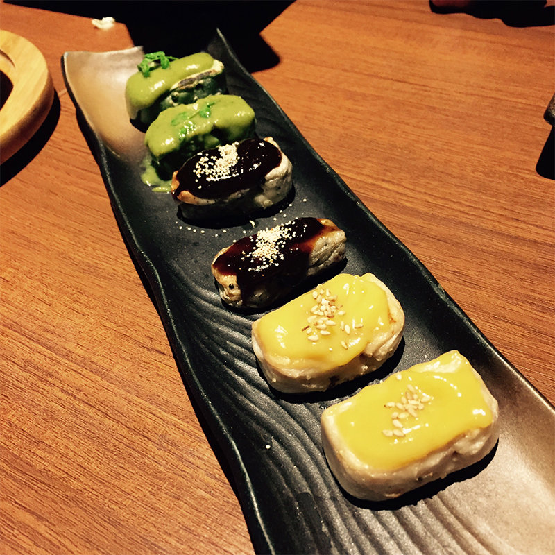 京生麩三色田楽(藤丸 )