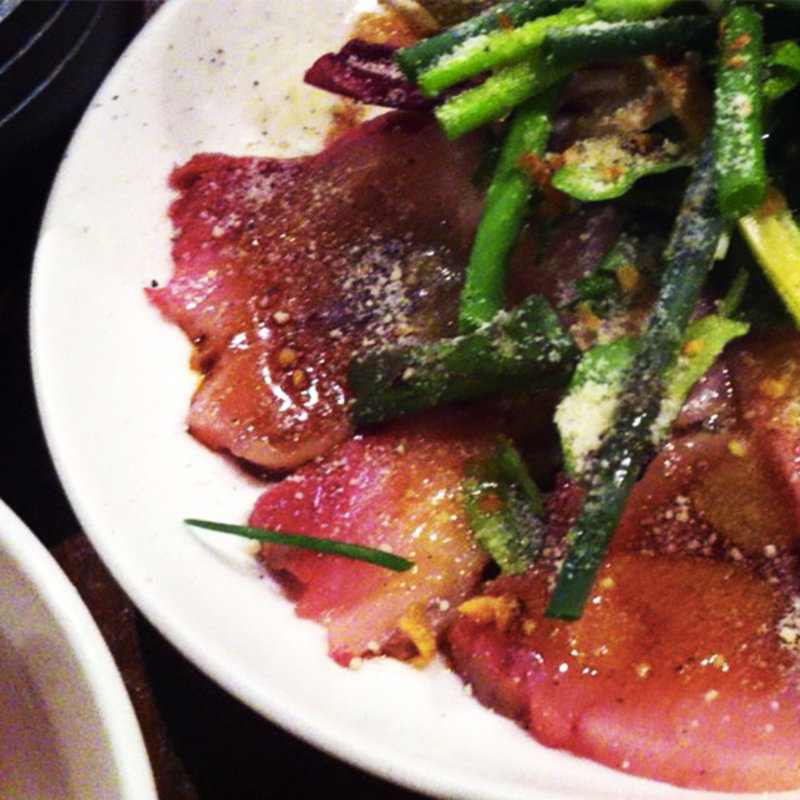 カルパッチョ(ばくらいワインダイニング)