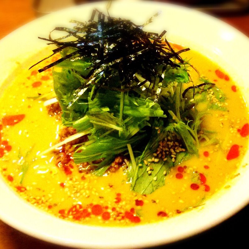 カレー坦々麺(麺や天鳳 中野坂上総本店)