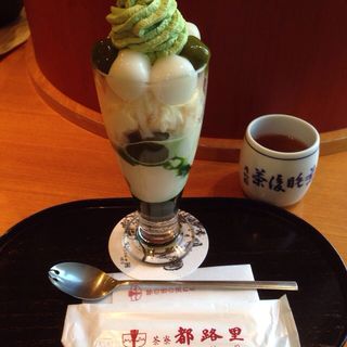白玉パフェ(茶寮都路里 京都伊勢丹店 （さりょうつじり）)