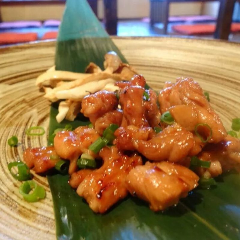 鶏のせせりの柚子胡椒炒め(すず)