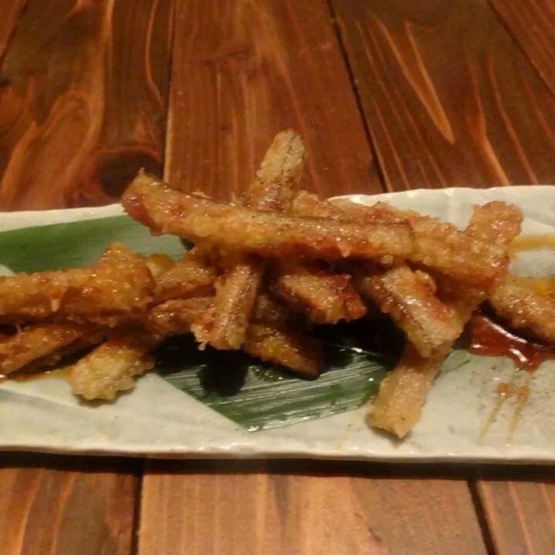 きんぴらごぼうの唐揚げ(すず)