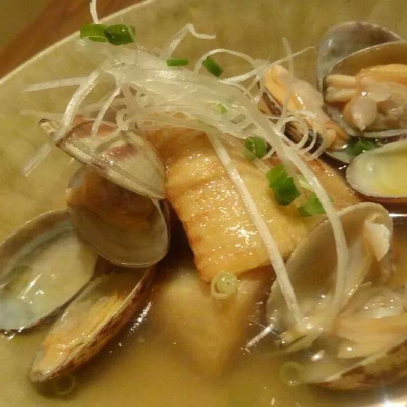 竹のことあさりの煮物(すず)