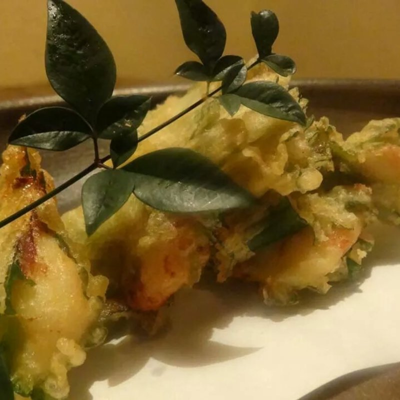 ますと大葉の包みあげ(すず)