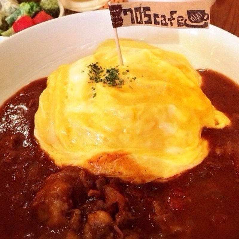 オムライスデミソース(705cafe)