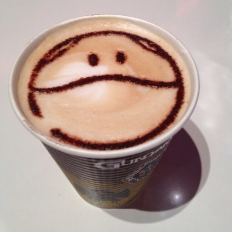 ハロラテ(GUNDAM Cafe TOKYO BRAND CORE)
