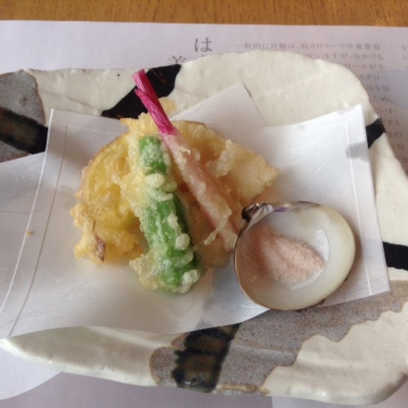 天ぷら盛り合わせ(はまぐり庵)