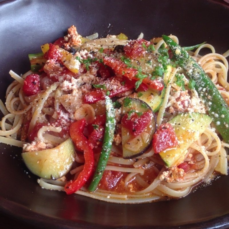 伊勢どりと野菜のトマトソースパスタのランチセット(いとう料理店 )