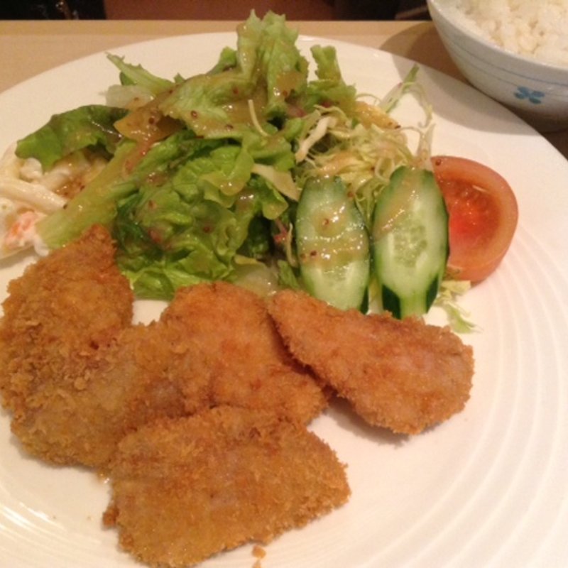 一口ヘレカツランチ(焼肉処一品一会 花のみち店)