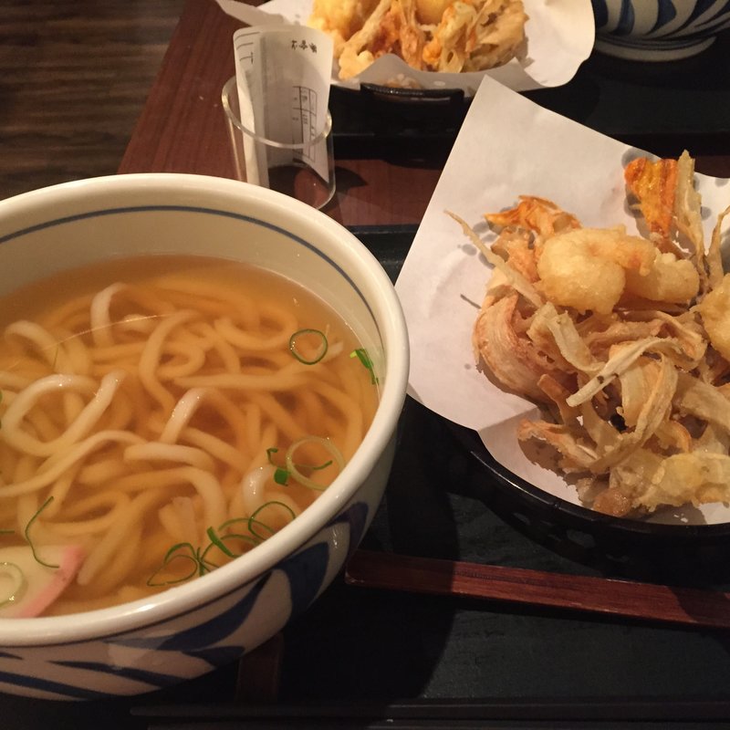かき揚げうどん(夢吟坊 港北店)