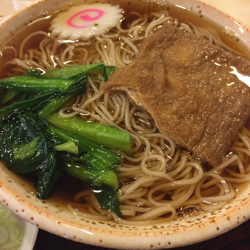 きつねそば(そば処 大菊)