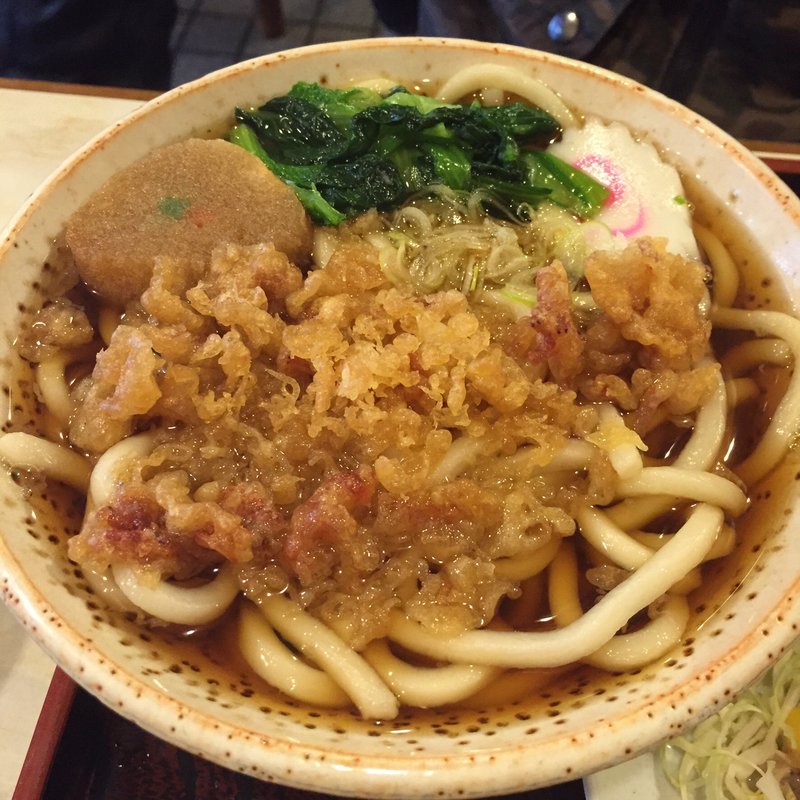 たぬきうどん(そば処 大菊)