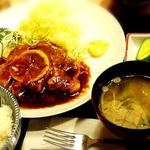 とんてき定食(かつき亭吾妻橋店)