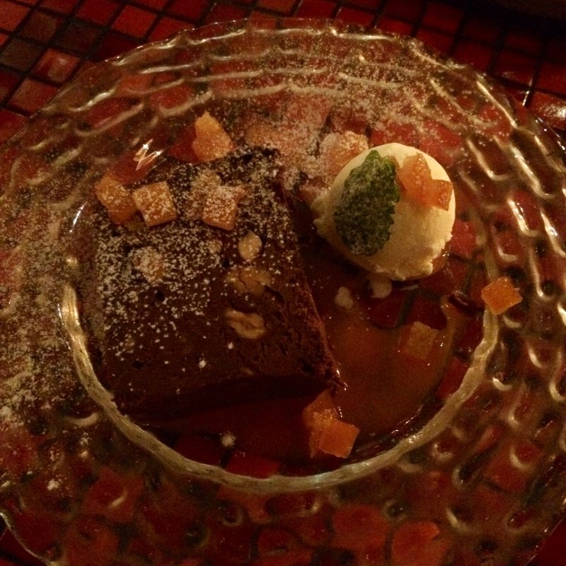 ジャンドゥーヤアイスケーキ(Hacienda del cielo MODERN MEXICANO)