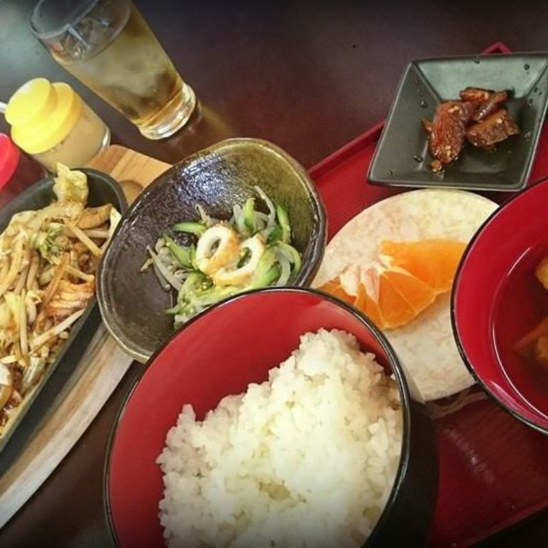 鉄板炒めランチ(豚バラ)(まる藤 )