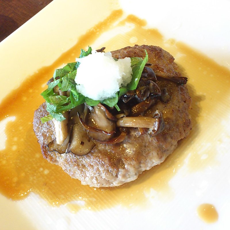 きのこたっぷりおろしポン酢ハンバーグランチ(夢厨房　ゆめキッチン)