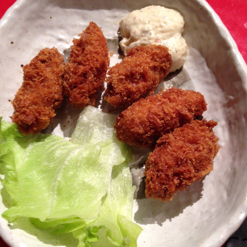 カキフライ(神戸海鮮居酒屋 三ノ宮高架下市場)