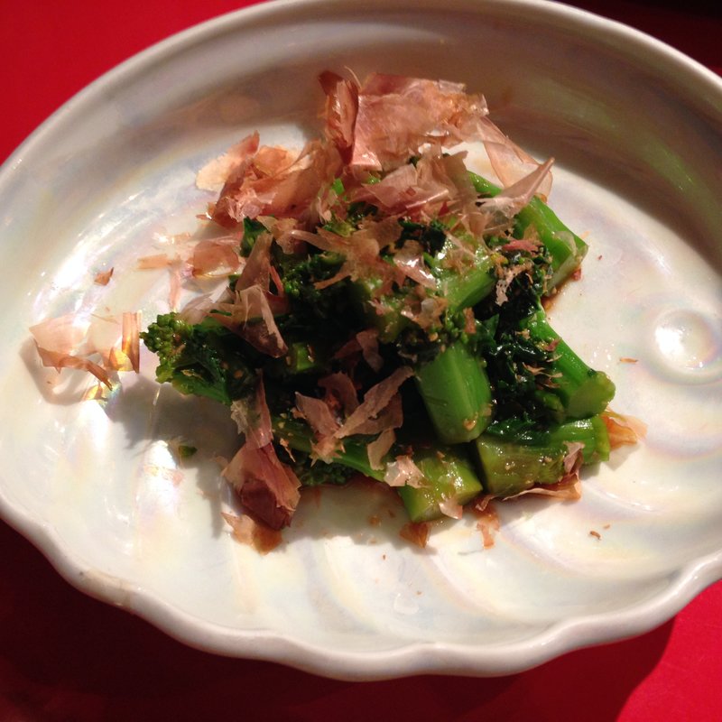 菜の花の煮物(神戸海鮮居酒屋 三ノ宮高架下市場)