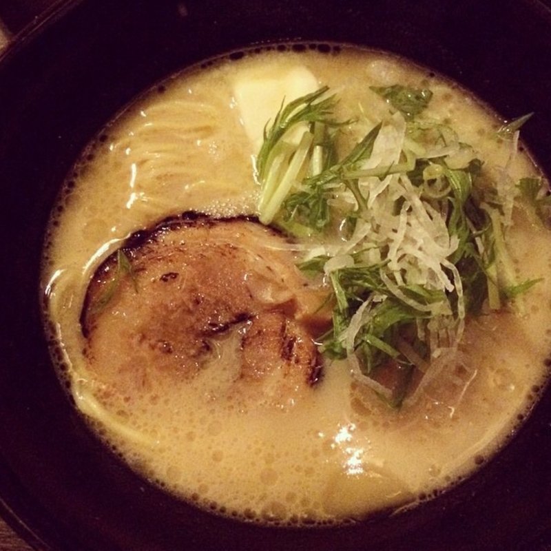 鶏パイタン塩ラーメンバタートッピング(ちょんまげ食堂 ラーメン部)