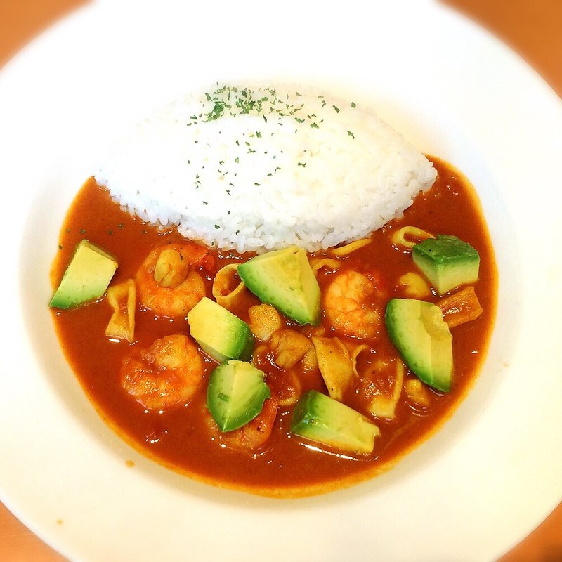 アボカドとシーフードのカレー  （Aランチ）(京橋千疋屋 荻窪店)