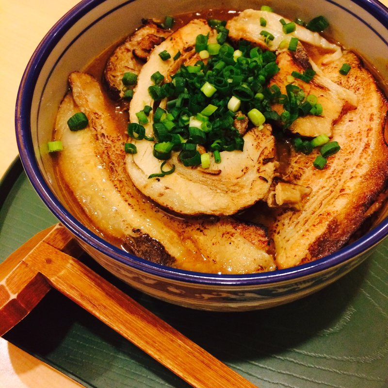 炙り焼豚カレーうどん(とんかつ大和楽)