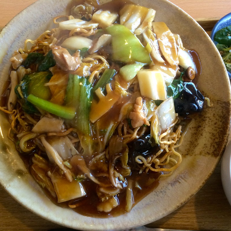 石焼きあんかけ焼きそば (ゆるり中華食堂 癒食同源 (I-Shoku-Do-Gen))