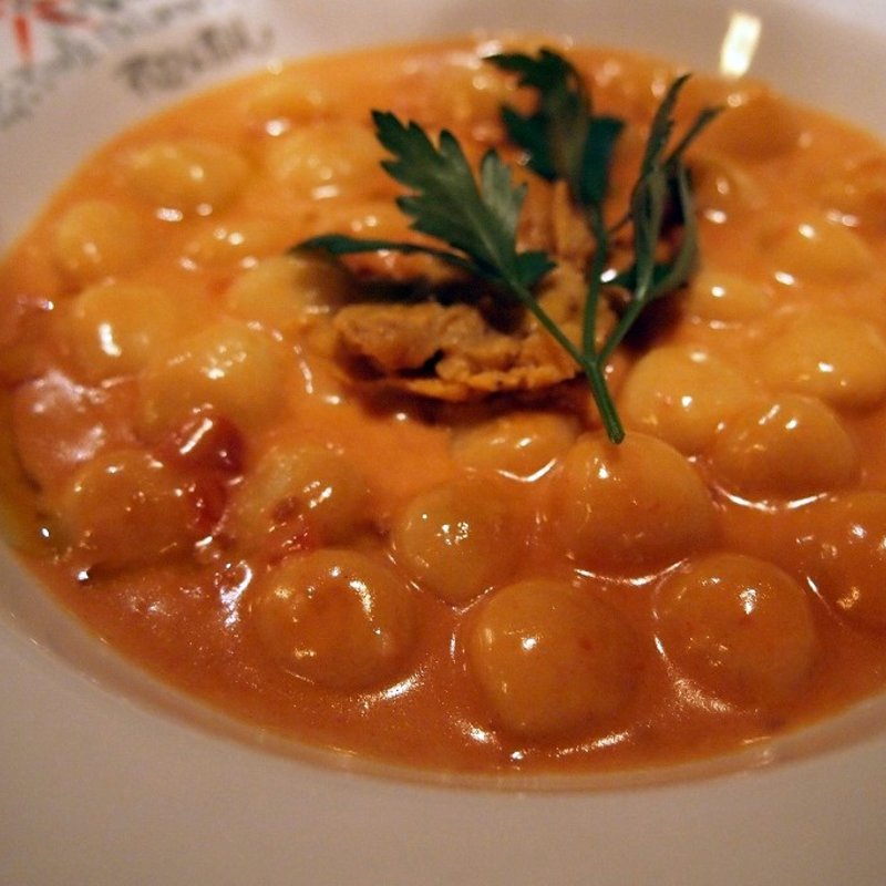 ウニクリームのニョッキ(イルキャンティ・オヴェスト)