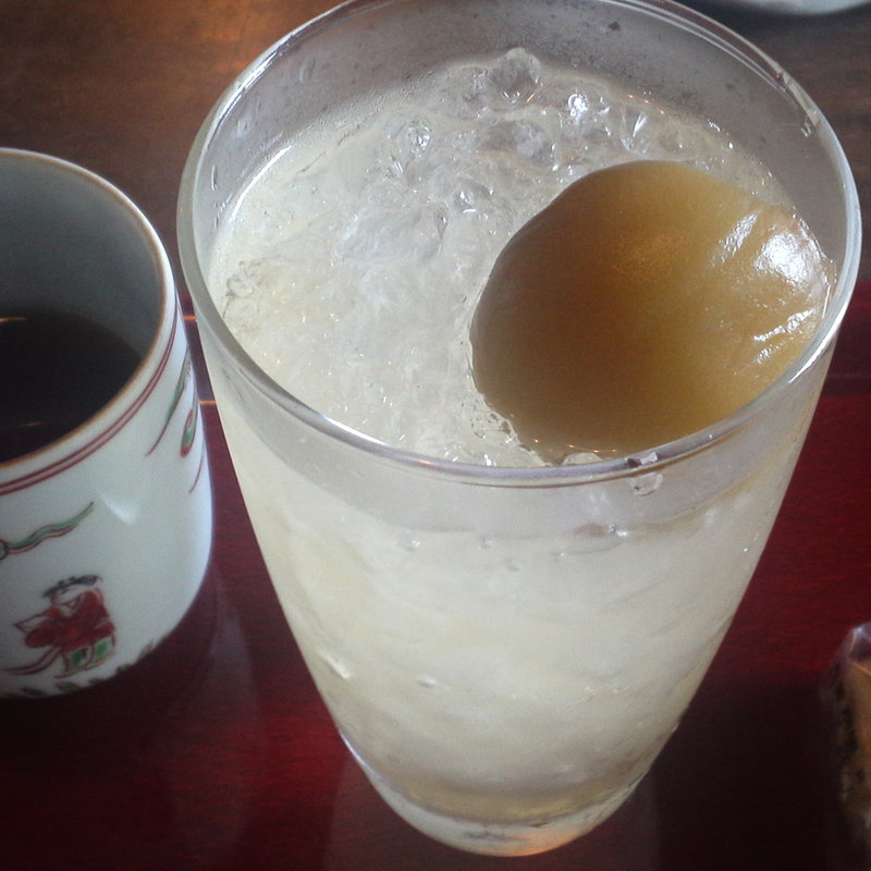 南高梅ジュース(たねや 彦根美濠の舎)