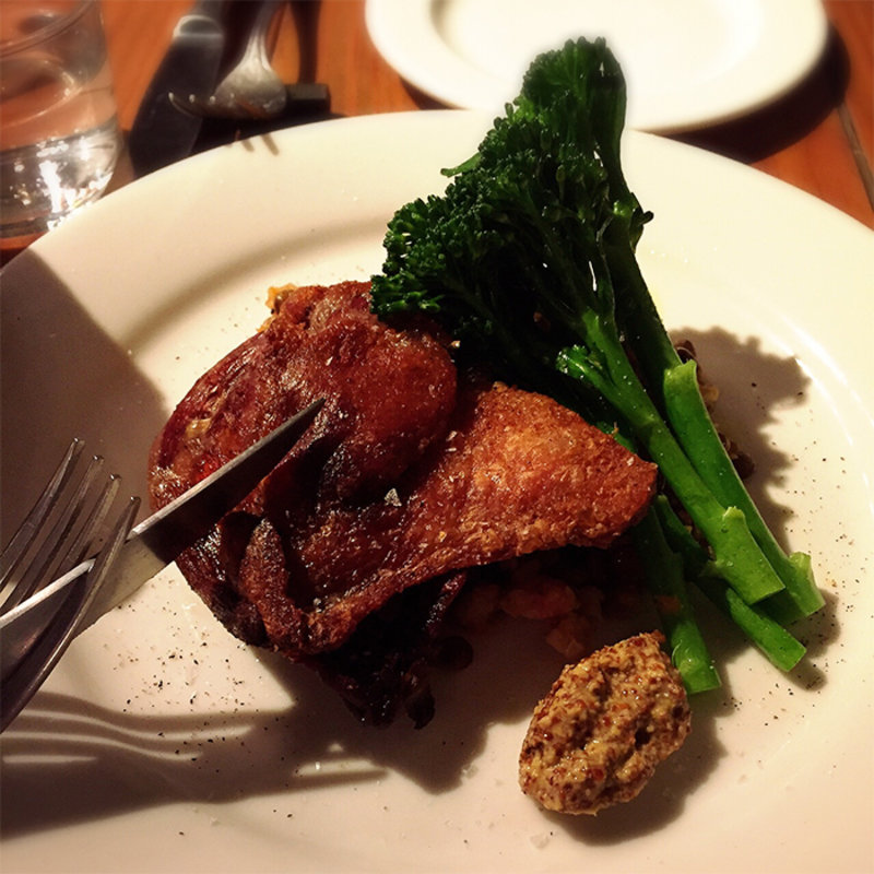 シャラン産鴨のコンフィと白インゲン豆(キュイジーヌ エ ヴァン アルル)