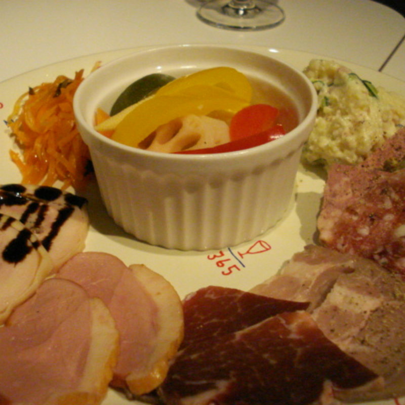 前菜盛合せ(カフェ・ドゥ・シャンパーニュ)