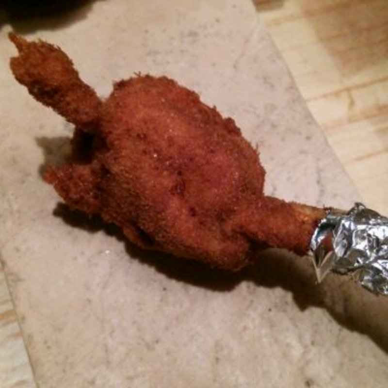 鶏のモモ串揚げ(ネリマノたく庵)