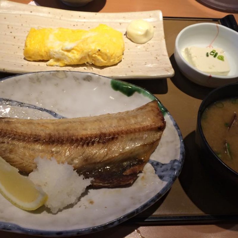 しまほっけ定食&卵焼き(やよい軒 本町通り店)