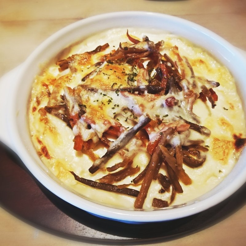 きんぴらごぼうのドリア(カフェバナーノ 越谷レイクタウン駅前店)