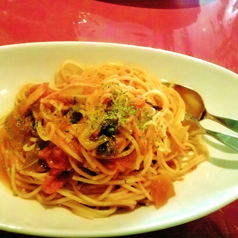 トマトソースパスタ(かえるの王子様 東陽町店)