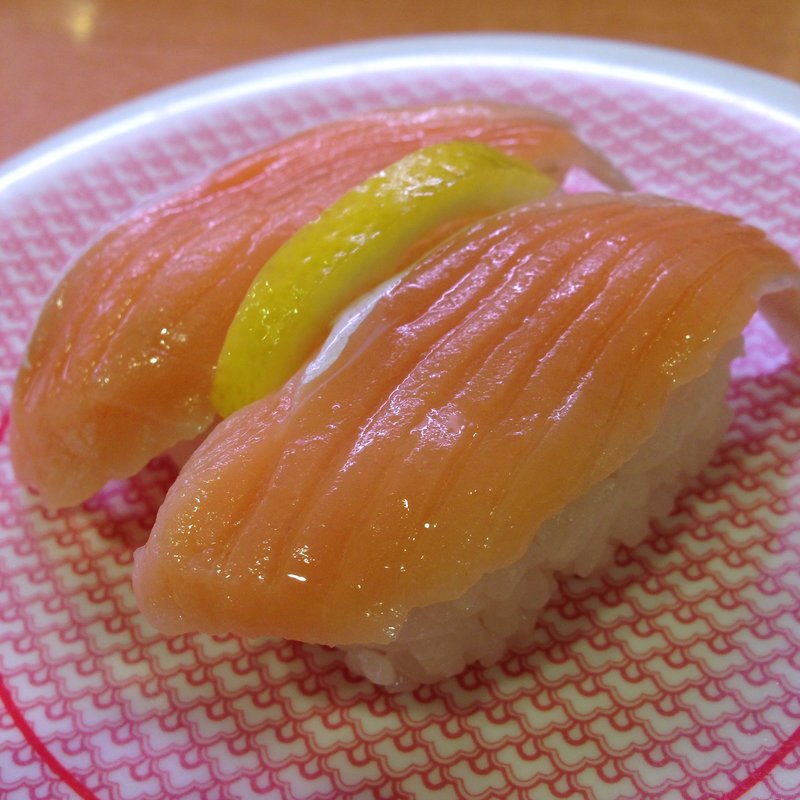 とろサーモン(レモンあり)(かっぱ寿司 西京極店 )