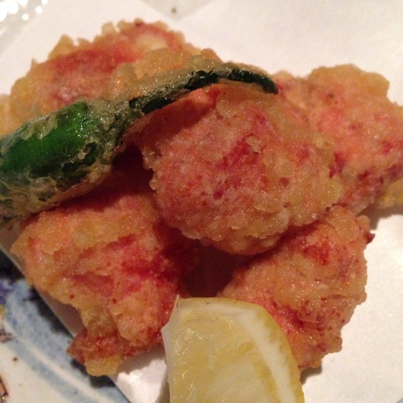 明太子の天ぷら(御肴 凸鉾 )