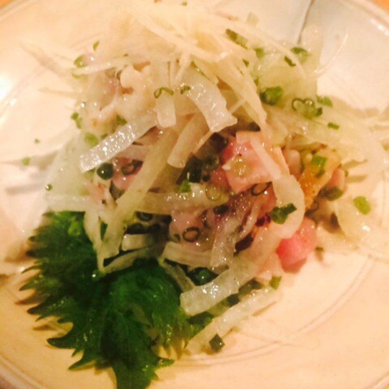 赤鷄 塩ユッケ(はし田屋 本店 （はしだや）)