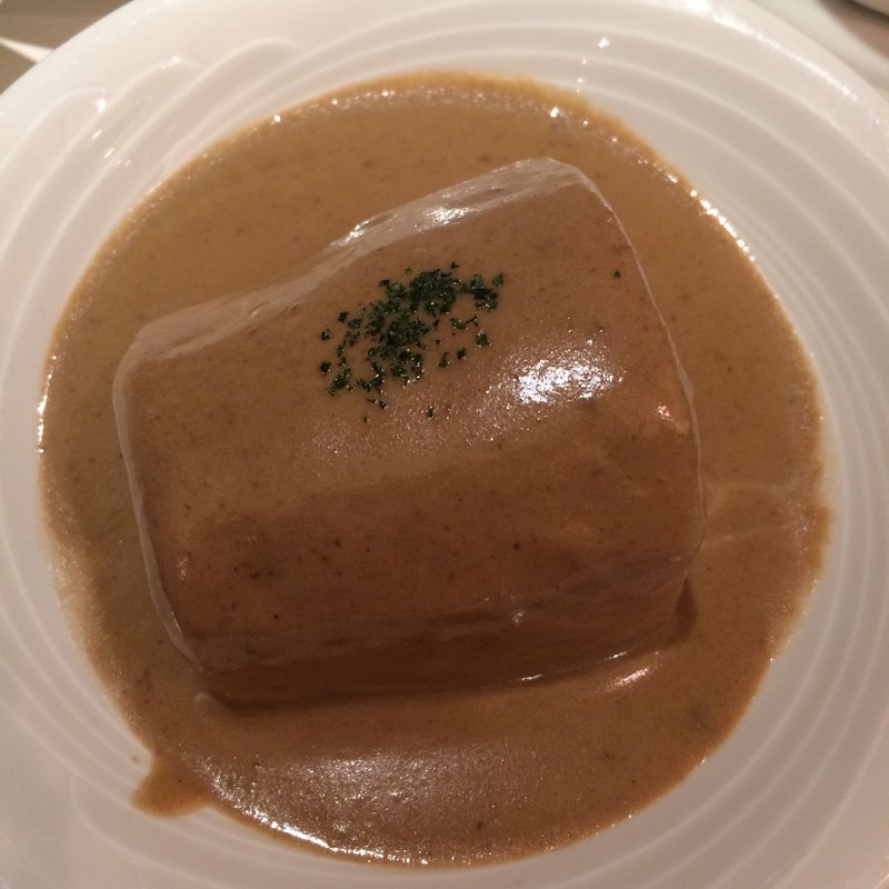 大根＊ポルチーニクリームソース＊(赤白 （KOHAKU）)