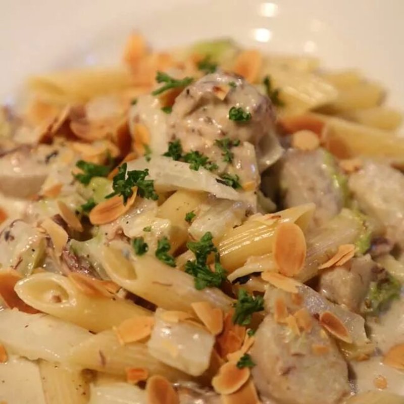 サバ缶と野菜のゴルゴンソーラペンネ(AGカフェ （AG cafe）)