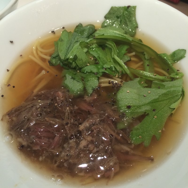 麺60g＊あっさり-ODEN-牛テールだし麺＊(赤白 （KOHAKU）)