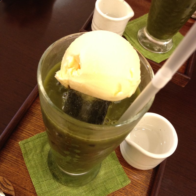 グリーンティーフロート(京匠庵)