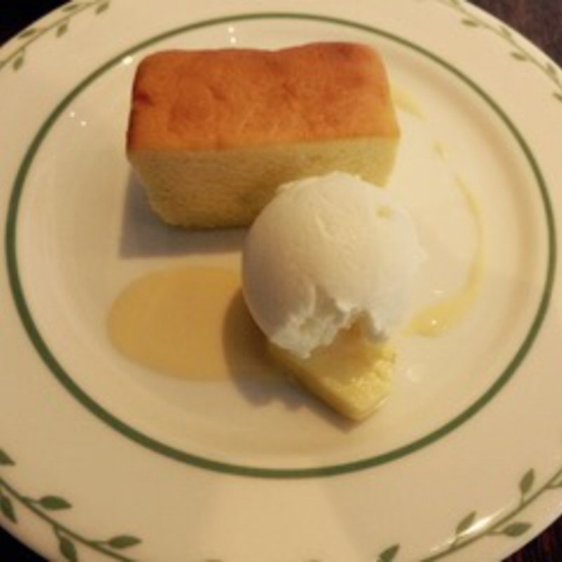 栗のチーズケーキ(ビストロ ヴァンダンジュ)