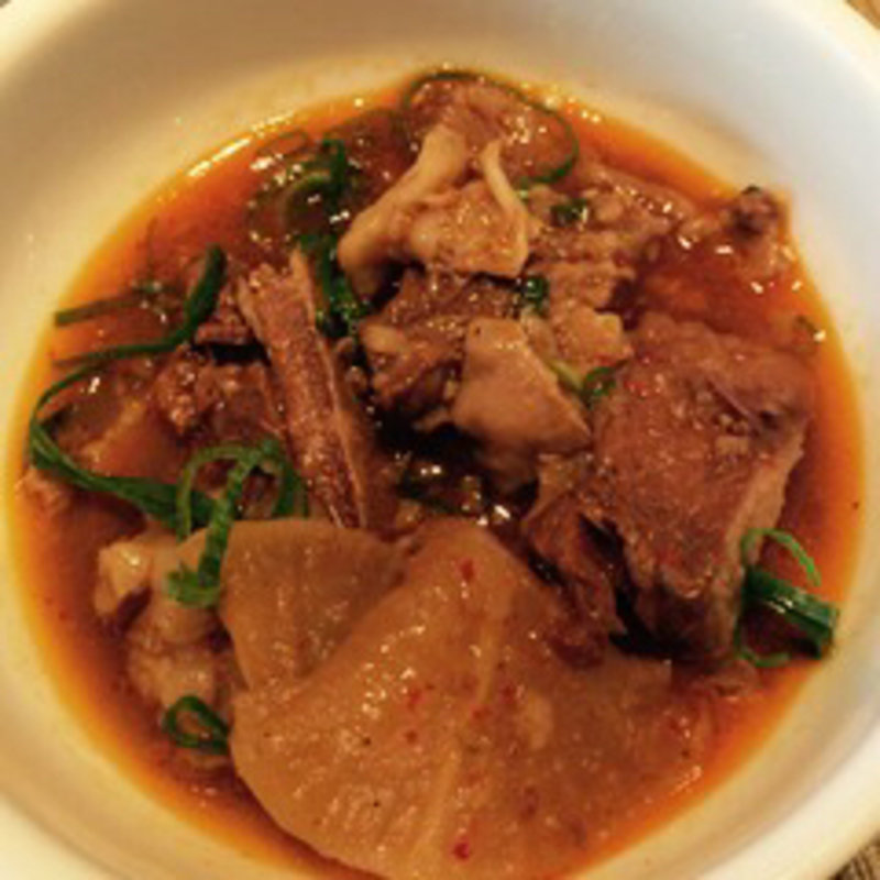 牛筋煮込み(焼肉の名門 天壇 銀座店)