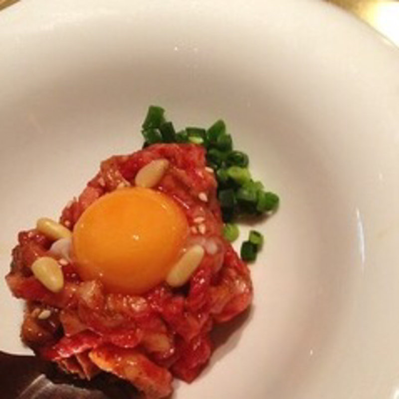 ユッケ(焼肉の名門 天壇 銀座店)