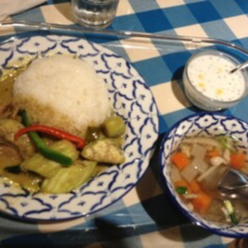 グリーンカレー(バンコク屋台 カオサン )